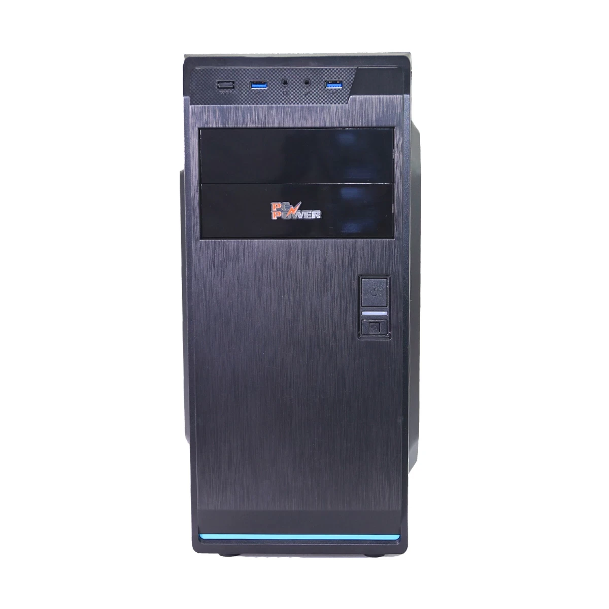 PC Power 180G Mid Tower Black ATX Desktop Case with Standard PSU