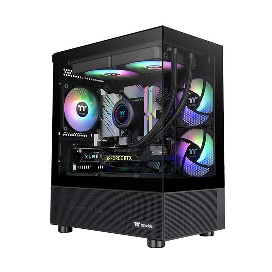 Thermaltake View 170 TG ARGB Mini Tower Black M-ATX Gaming Desktop Case #CA-1Z4-00M1WN-00