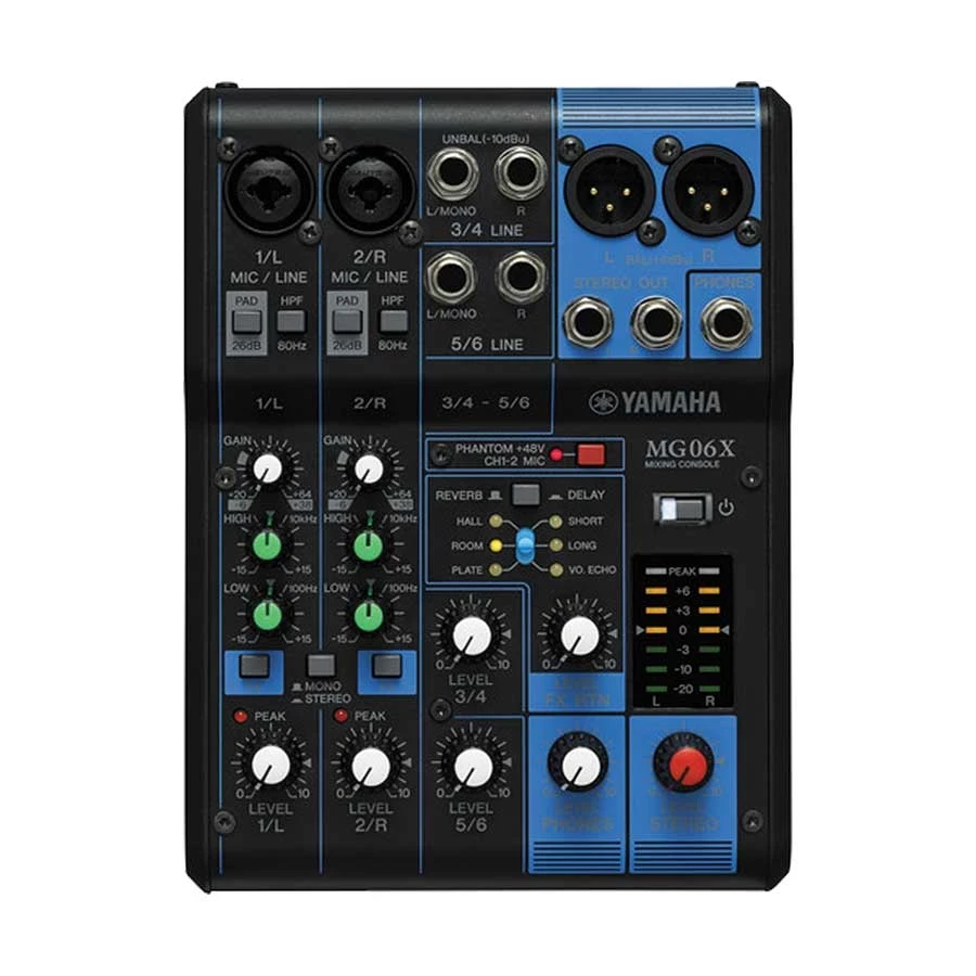 Yamaha MG06X 6 Channel Mixing Console