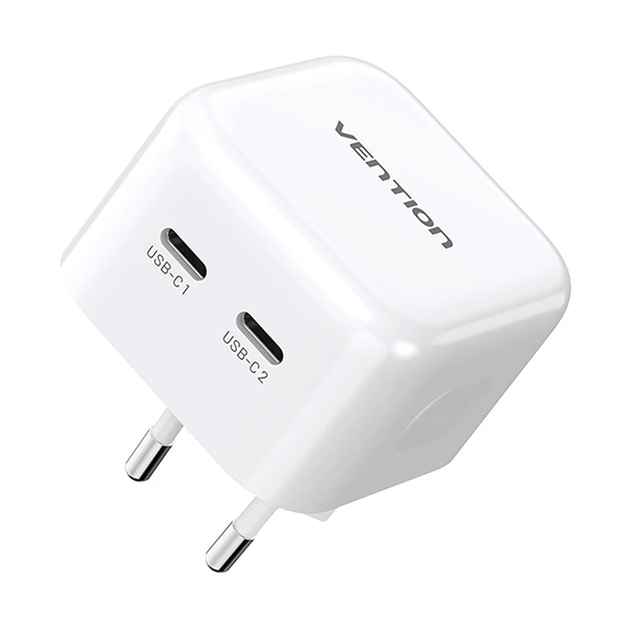 Vention FBPW0-EU GaN 35W Dual Port USB Type-C Wall Charger
