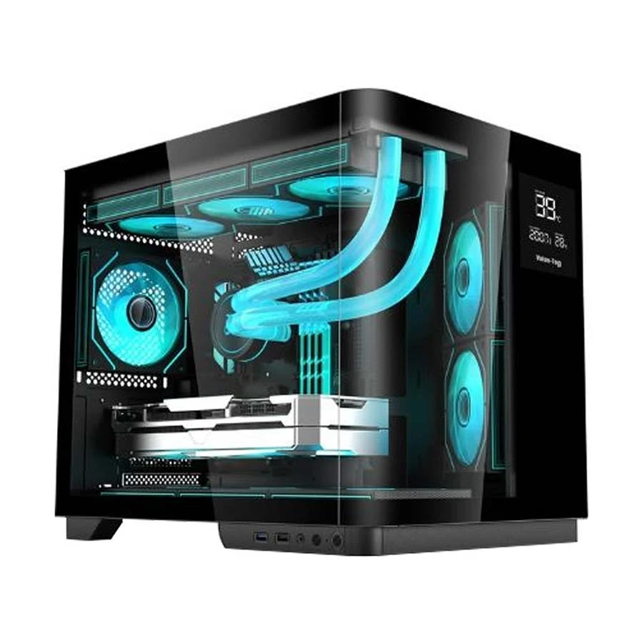 Value Top ARKVIEW RDF6 Mid Tower Micro-ATX (Tempered Glass) Black Gaming Desktop Casing