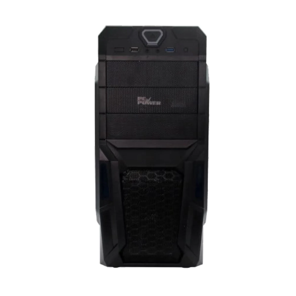 PC Power 180D Mid Tower Black ATX Desktop Case with PSU