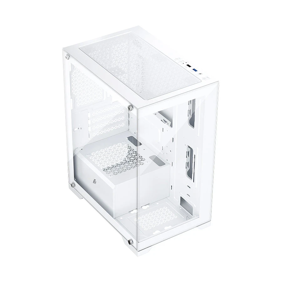 1st Player Go6 Mid Tower White (Tempered Glass) ATX Gaming Desktop Casing