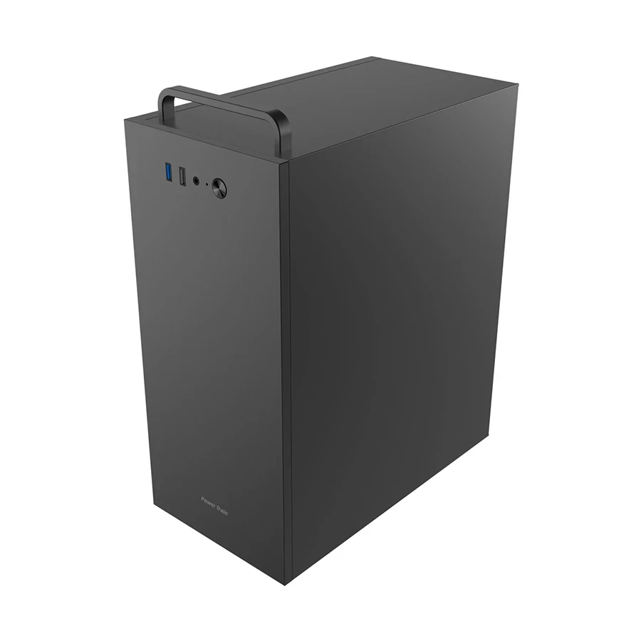 Power Train PT-M477B Mid Tower Black (Standard PSU Included) Micro-ATX Desktop Casing
