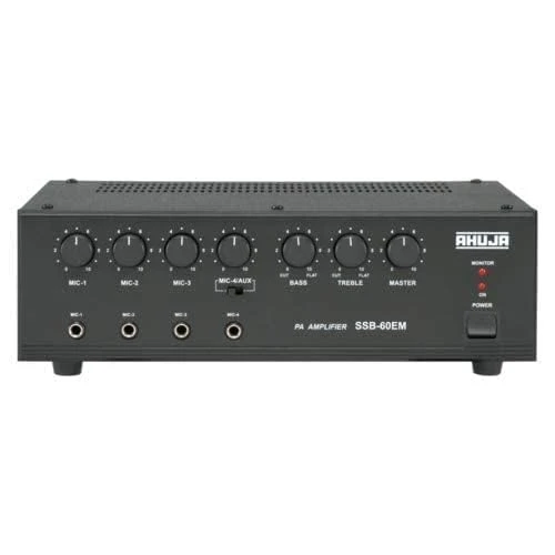 Ahuja SSB-60EM 60 Watts PA Mixer Amplifiers