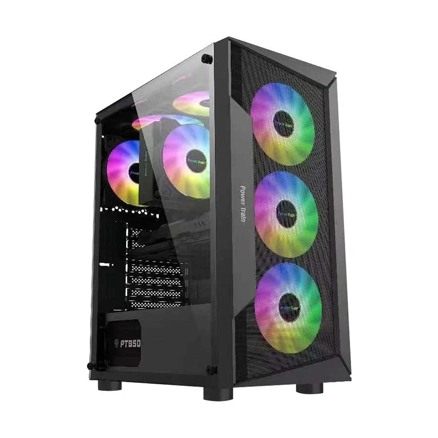 Power Train PT-701W Mid Tower White (Standard PSU Included) Micro-ATX Desktop Casing