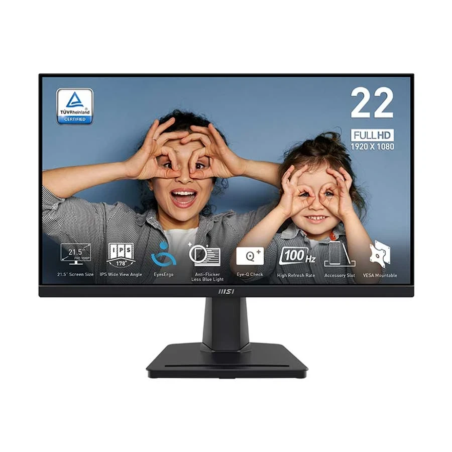 MSI PRO MP225 22 Inch (21.5 Inch Viewable) FHD Display HDMI, VGA Professional Monitor