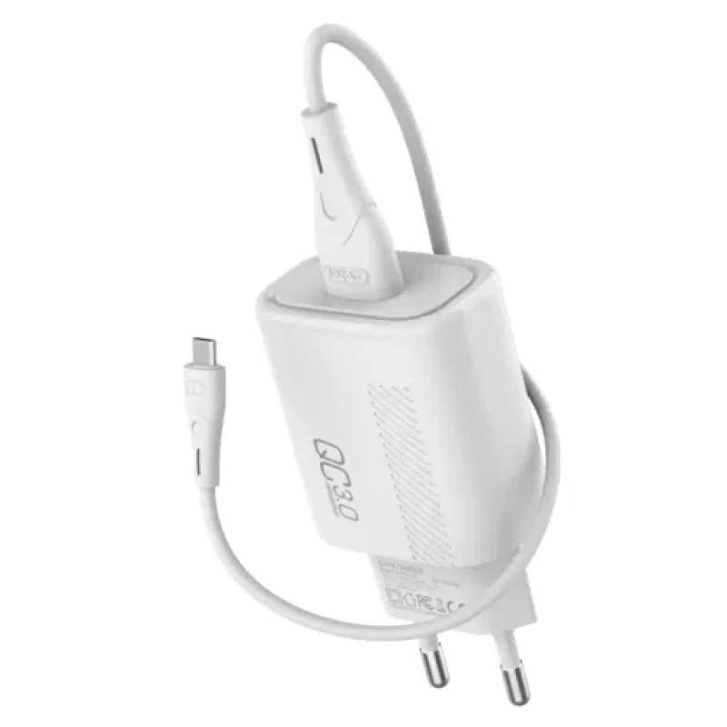Yison Celebrat C-H11 QC3.0 18W Charger Adapter with Type-C Cable (EU)