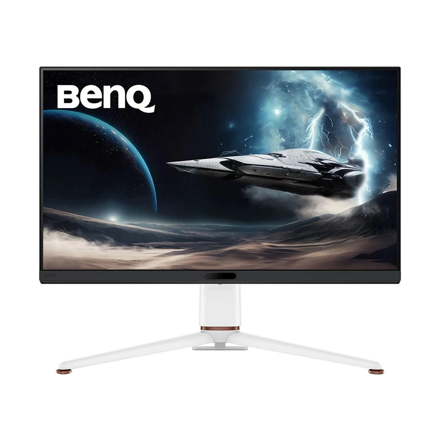 BenQ Mobiuz EX321UX 32 Inch (31.5 Inch Viewable) 4K UHD Display Tri HDMI, DP, USB, USB-C White Gaming Monitor