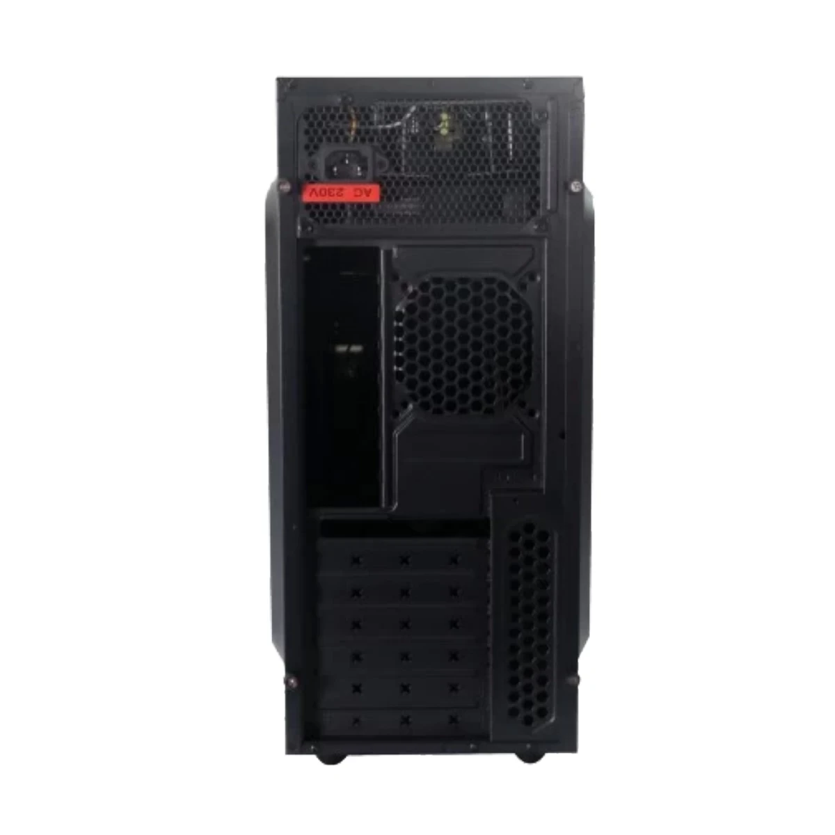 PC Power 180O Mid Tower Black ATX Desktop Case with PSU