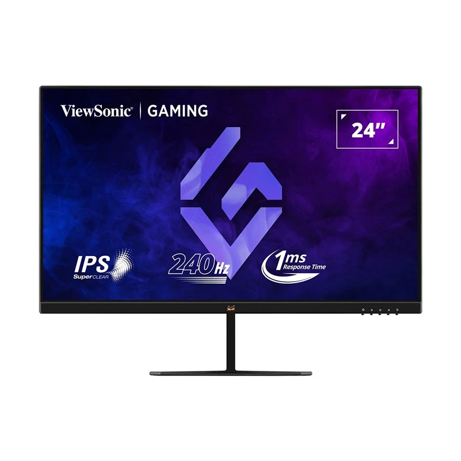 ViewSonic VX2479A-HD-PRO 24 Inch FHD Display Dual HDMI DP Black Gaming Monitor