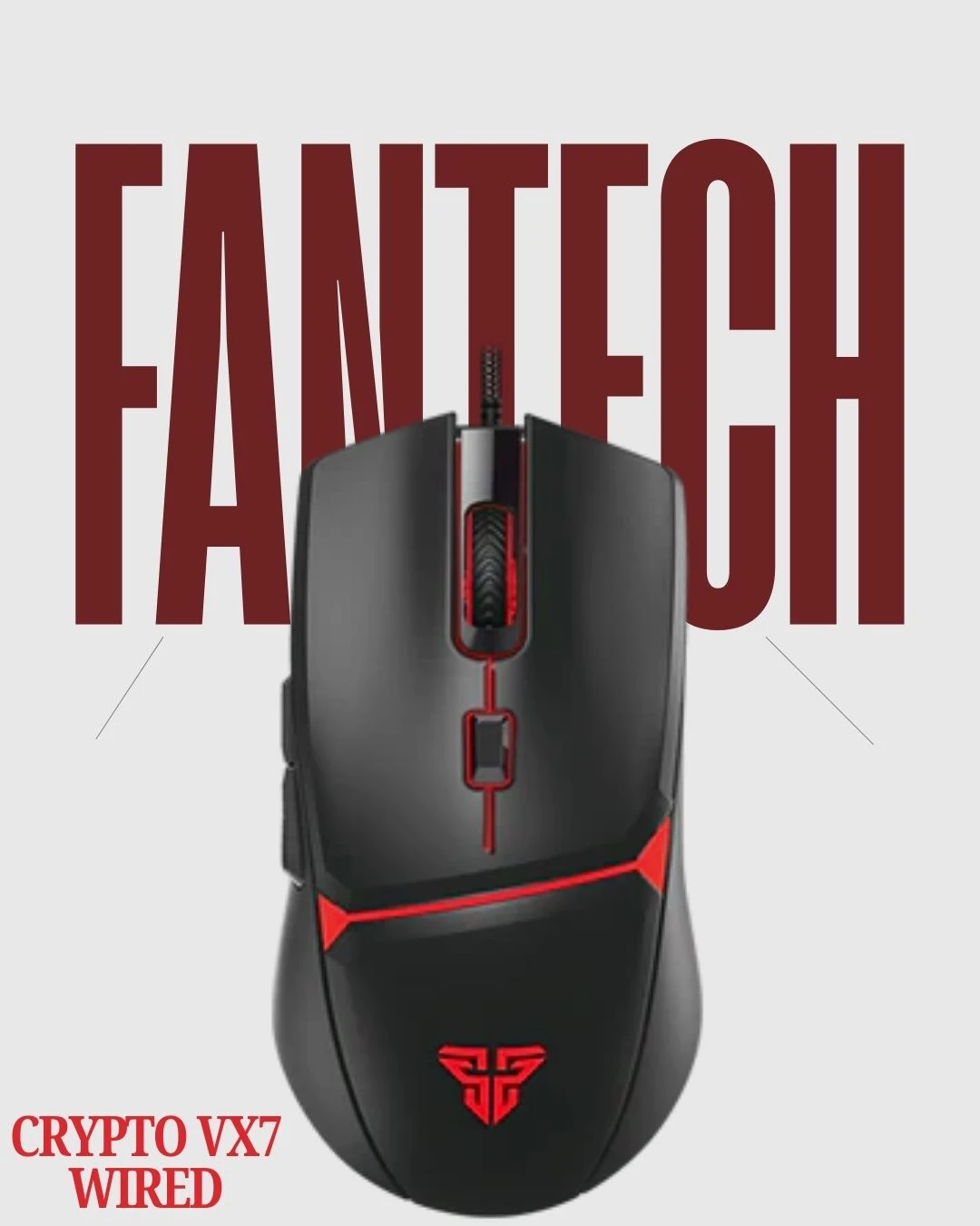 Fantech Crypto VX7 Wired Black Gaming Mouse