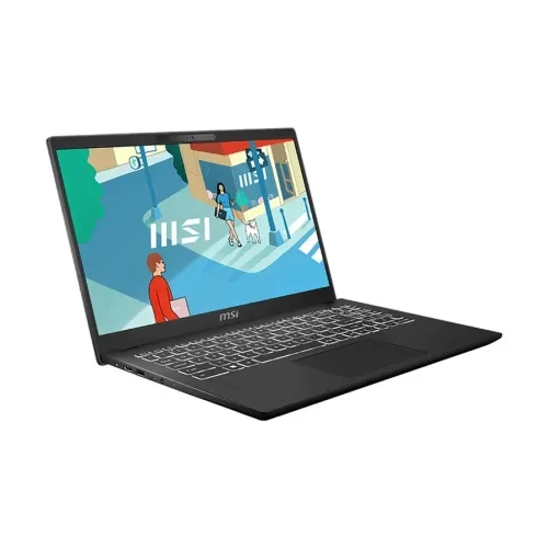 MSI Modern 15 H C13M 13th Gen Intel Core i5 13420H 8GB RAM, 512GB SSD Classic Black Laptop (Laptop Bag is given Separately)
