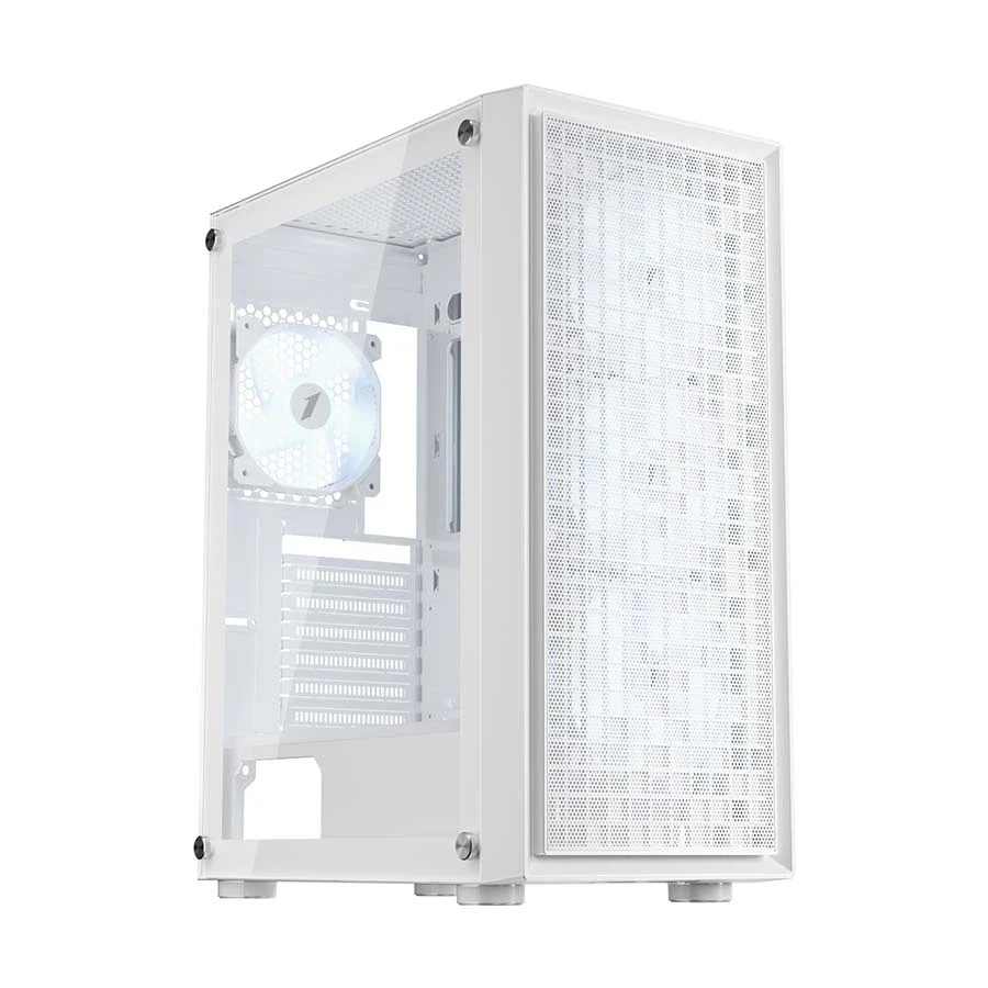 1st Player Go6 Mid Tower White (Tempered Glass) ATX Gaming Desktop Casing