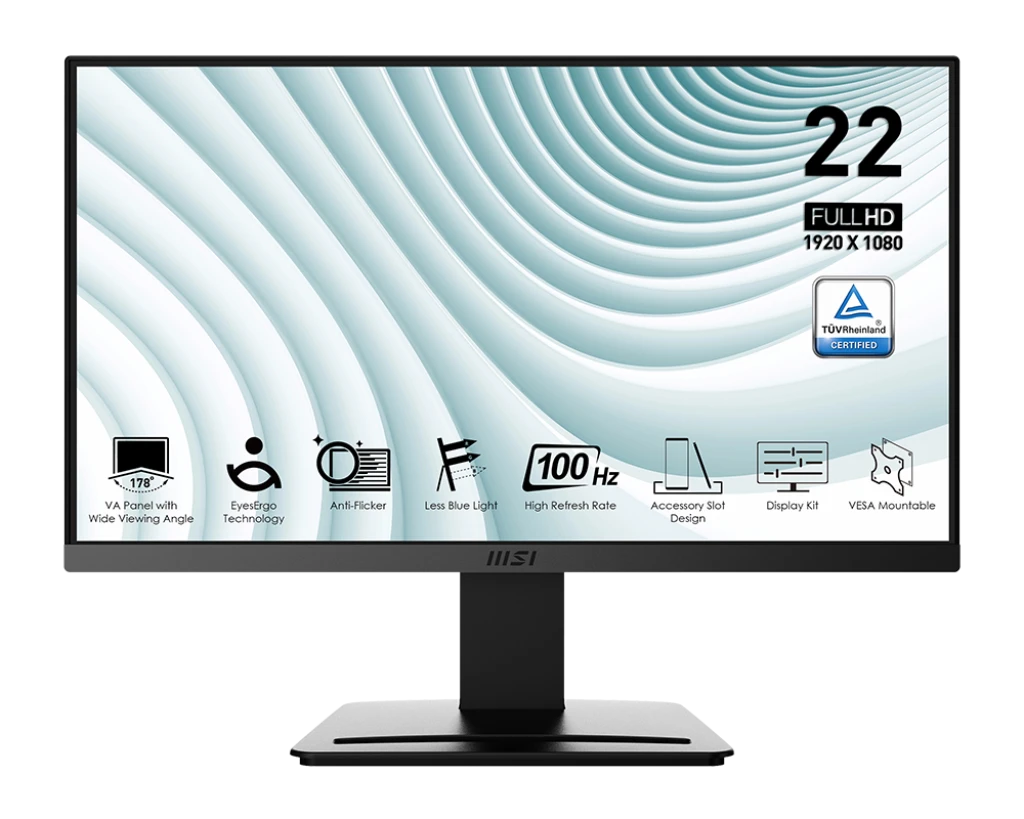 MSI PRO MP223 E2 21.45 Inch FHD Display Monitor