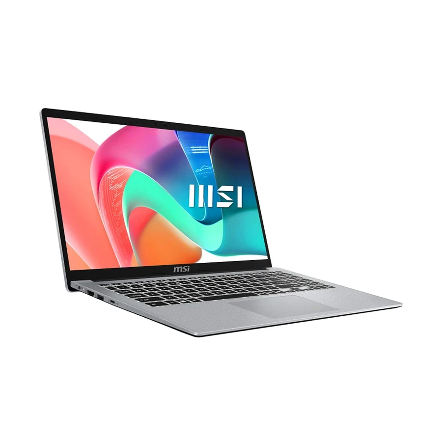 MSI Modern 15 F1MG Series 1 Intel Core 7 150U 8GB RAM, 1TB SSD AI Optimized Urban Silver Laptop (Laptop Bag is given Separately)