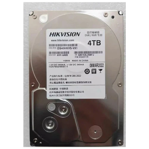 Hikvision 6TB 3.5 Inch SATA 5400RPM Surveillance Internal HDD #DS60HKVS-VX1