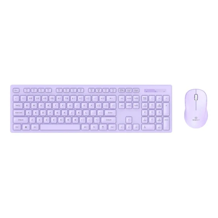 Micropack KM-237W Purple Wireless Keyboard & Mouse Combo