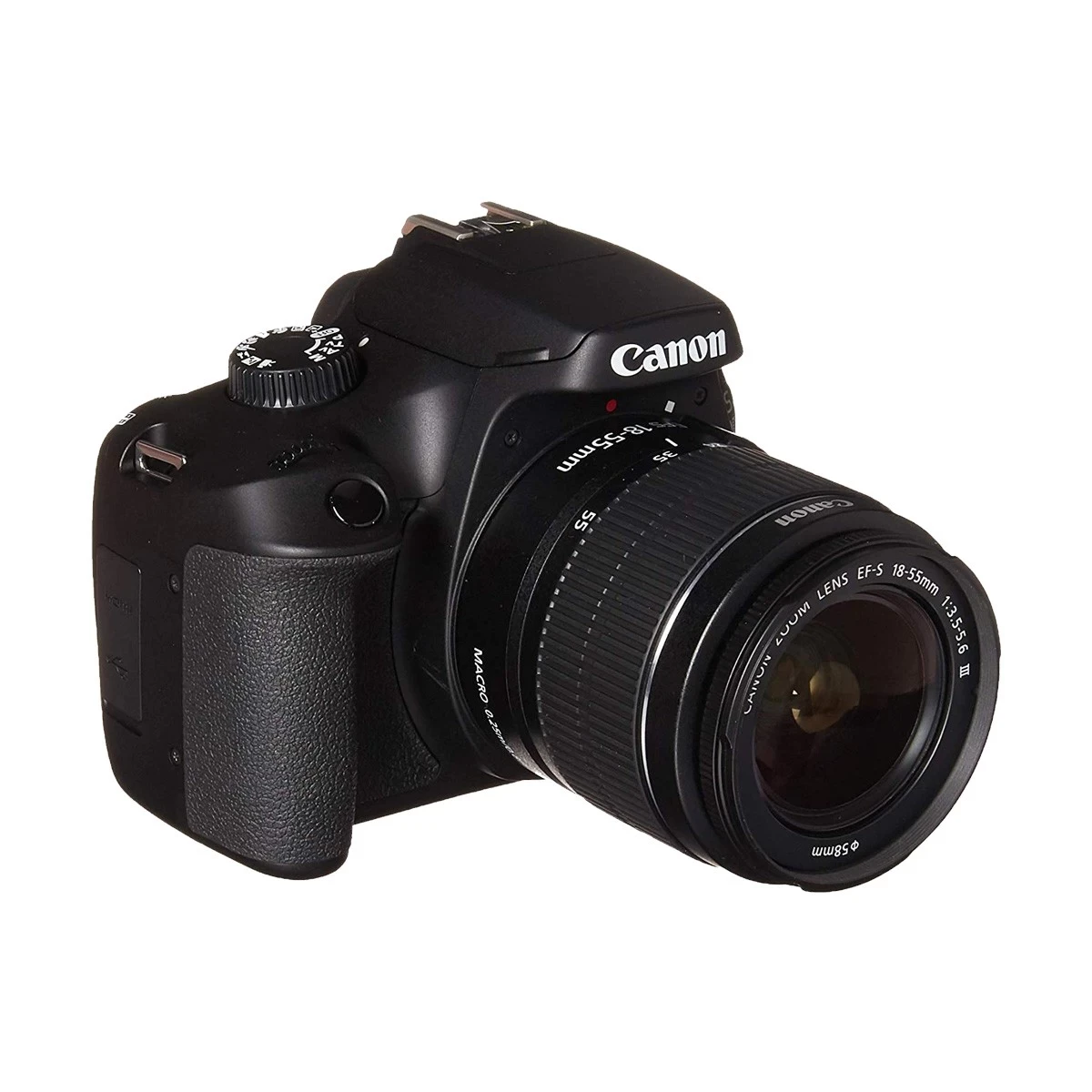 Canon EOS 4000D Digital SLR Camera Body with EF-S 18-55mm 1:3.5-5.6 III Lens (No Warranty)