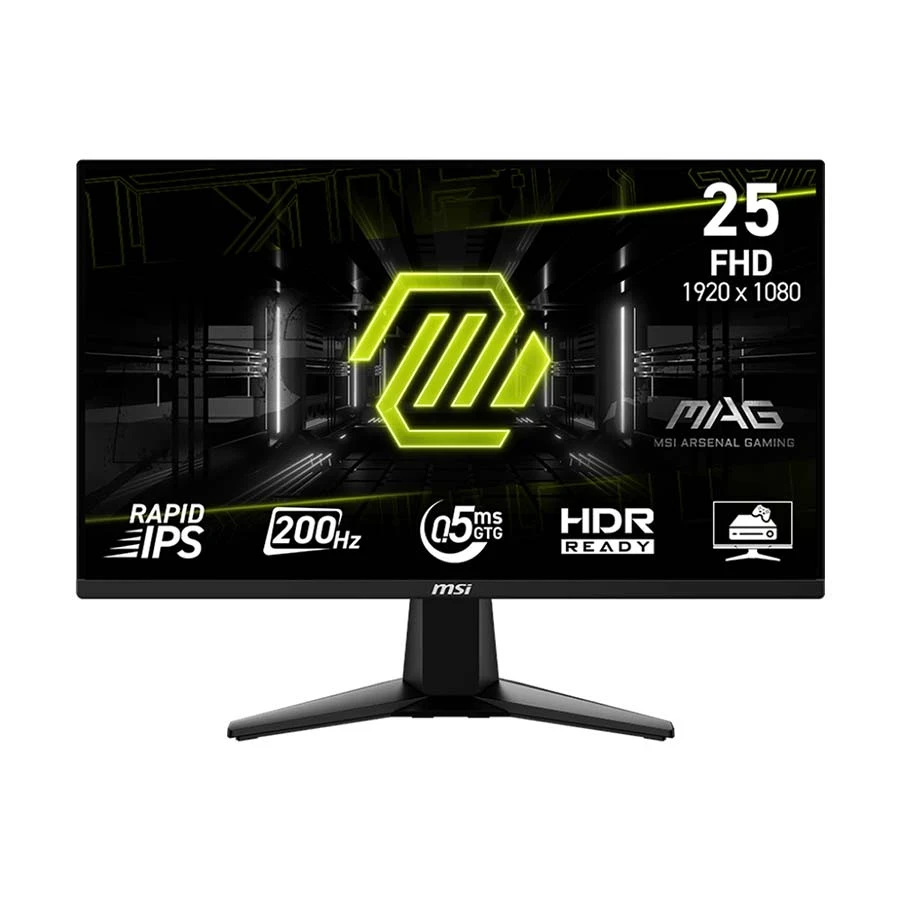 MSI MAG 255F E20 25 Inch FHD HDMI DP Black Gaming Monitor
