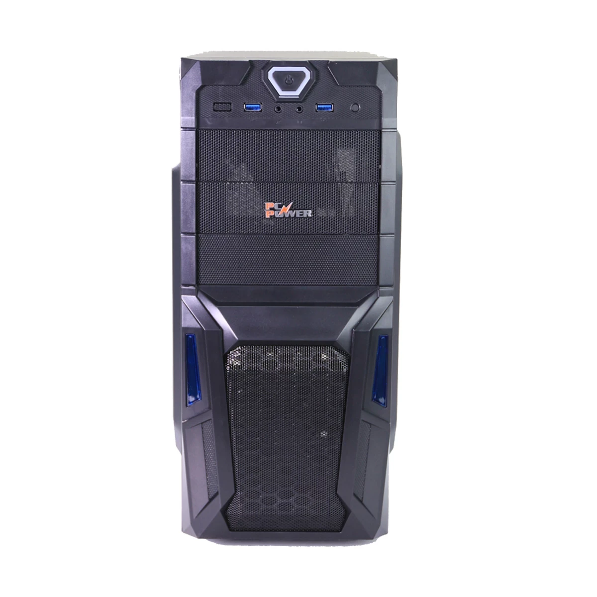 PC Power 180D Mid Tower Black ATX Desktop Case with Standard PSU