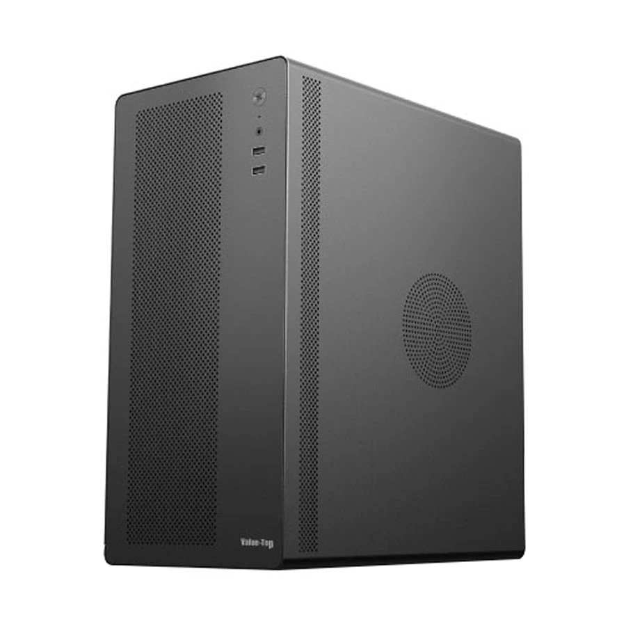 Value Top TU200M Mid Tower Black Micro-ATX Desktop Case with Standard PSU