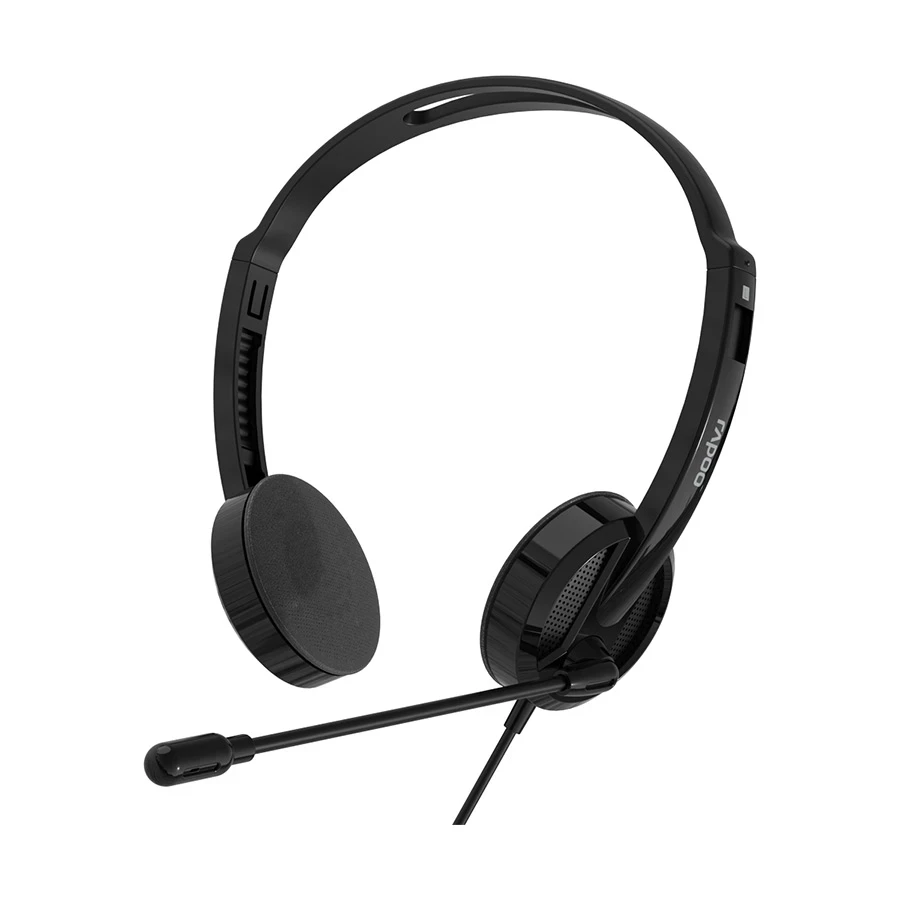 Rapoo H102 Black Wired Stereo Headphone