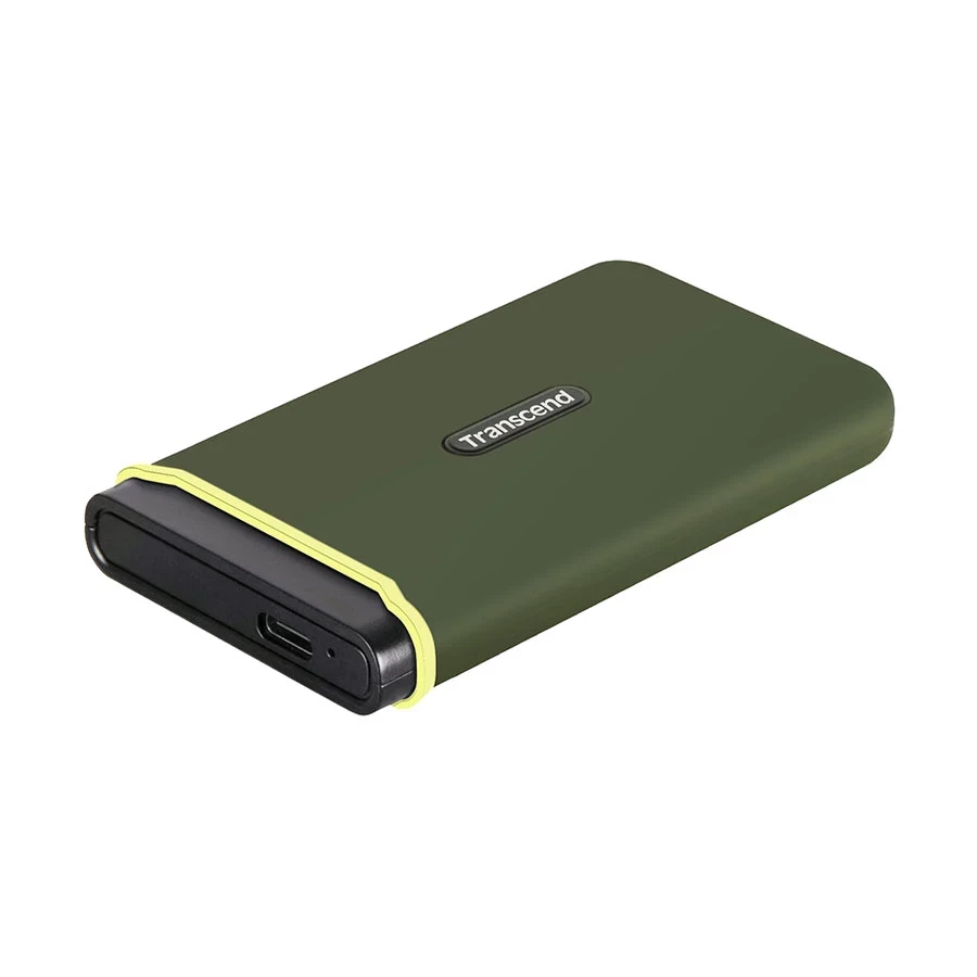 Transcend ESD380C 500GB USB 3.2 Gen 2 Type-C Military Green Portable External SSD #TS500GESD380C