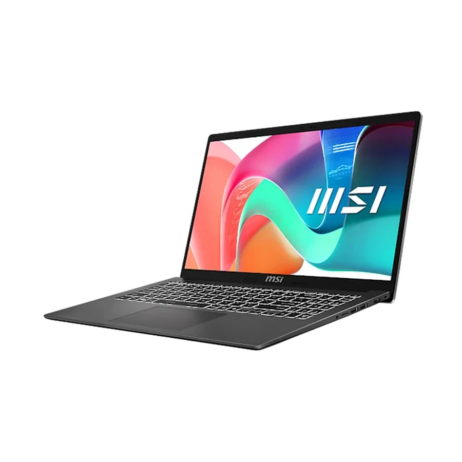 MSI Modern 15 F13MG 13th Gen Intel Core i5 1335U 8GB RAM, 512GB SSD AI Optimized Platinum Gray Laptop (Laptop Bag is given Separately)