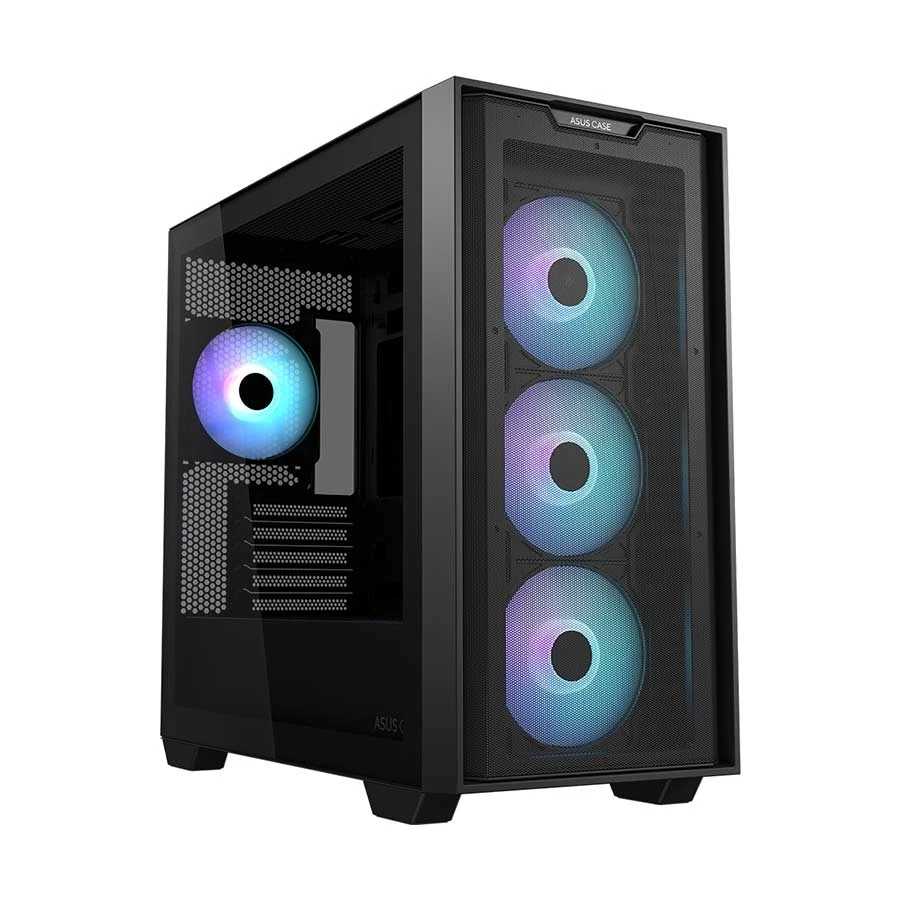 Asus A21 PLUS Mid Tower Black Micro-ATX Gaming Casing