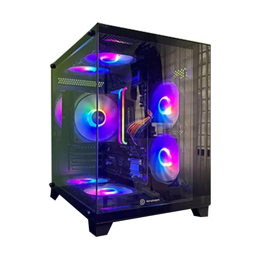 Revenger Base Dynamic Mini 5 Mid Tower Black Micro-ATX Gaming Desktop Casing