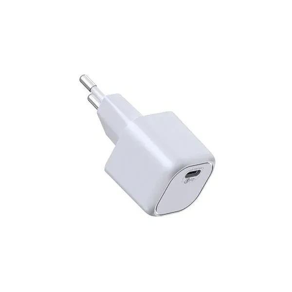WIWU USB C 30W PD GAN FAST CHARGING ADAPTER (WHITE)