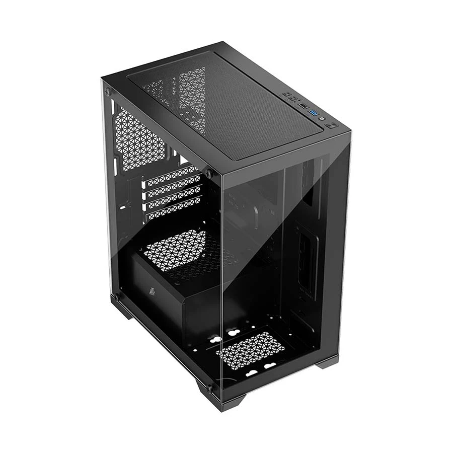 1st Player Mi2 Mini Tower Black Micro-ATX Gaming Desktop Case