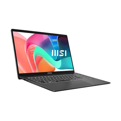 MSI Modern 15 F1MG Series 1 Intel Core 5 120U 8GB RAM 512GB SSD AI Optimized Platinum Gray Laptop