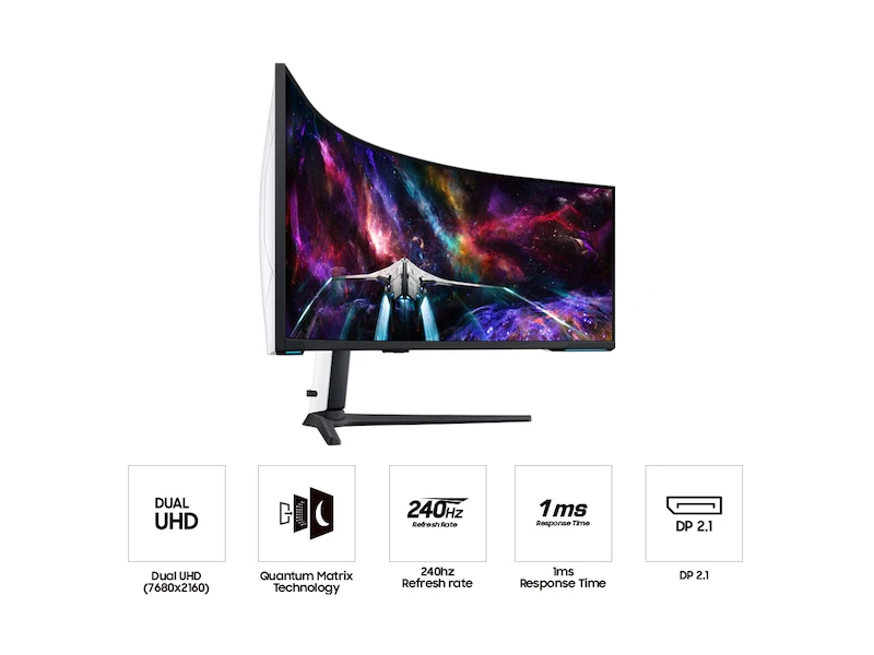 Samsung Odyssey Neo G9 G95NC 57 Inch 4K UHD Display Monitor