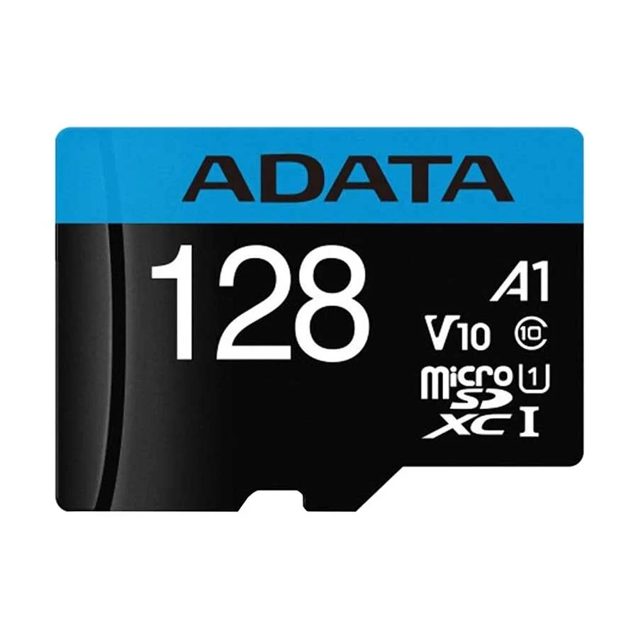 Adata Premier 128GB MicroSDXC/SDHC UHS-I Class 10 V10 Memory Card with Adapter