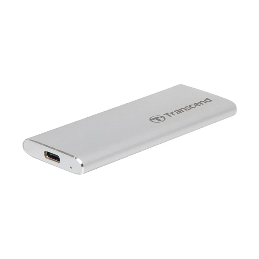 Transcend ESD260C 500GB USB 3.1 Gen 2 Type-C Silver Portable SSD #TS500GESD260C