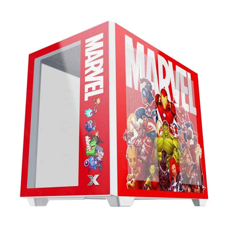 Xigmatek Aqua III MV Mid Tower White (Tempered Glass) ATX Gaming Casing #EN40085