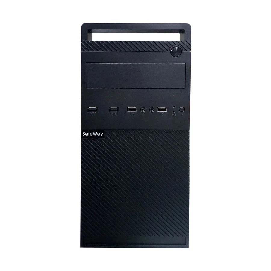 Safeway MTG N13 Mini Tower Black Micro-ATX Desktop Casing with Standard PSU