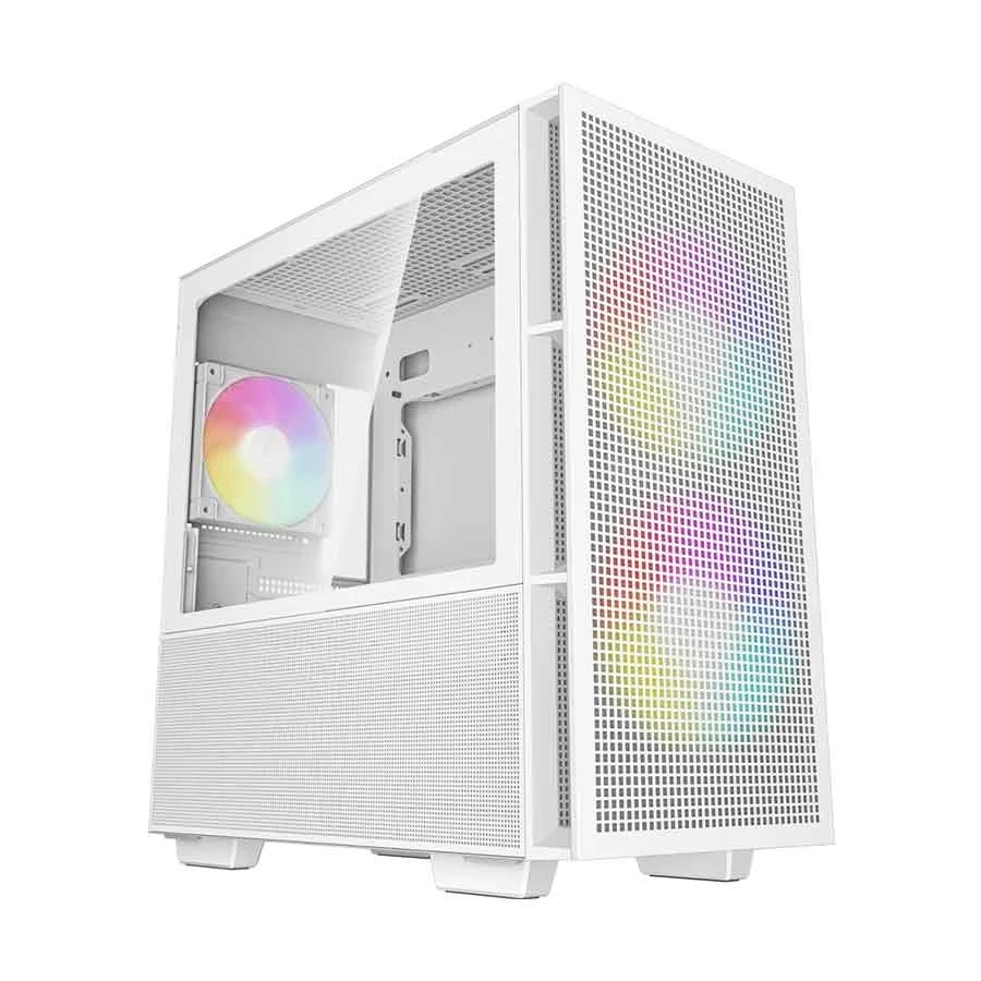 Deepcool CH360 WH Mid Tower White Micro-ATX Gaming Desktop Case #R-CH360-WHAPE3-G-1