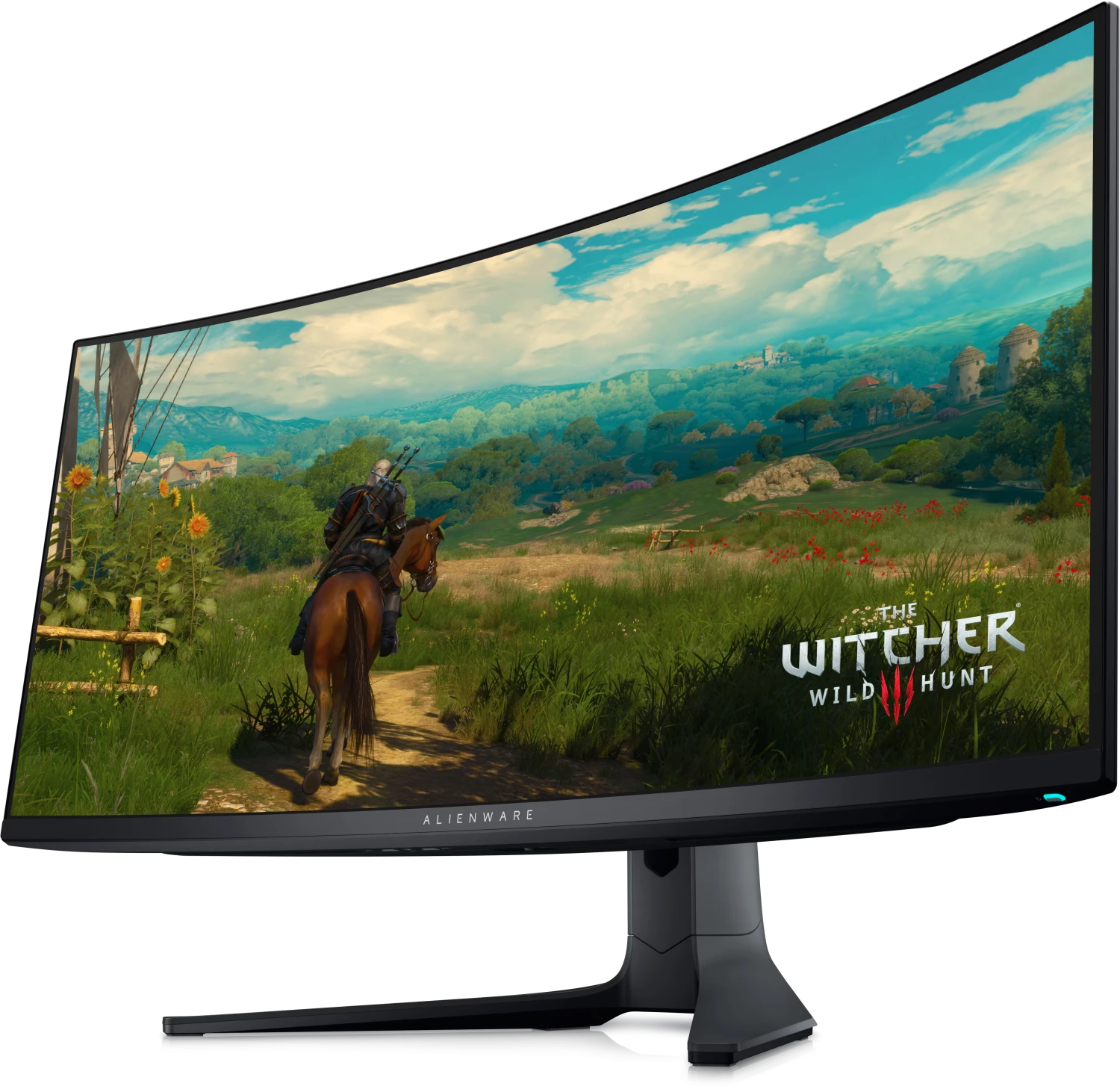 Dell Alienware 34 Inch 3K UWQHD QD-OLED Display HDMI, Dual DP, Quad USB, USB-B, Audio Out, Black Curved Gaming Monitor