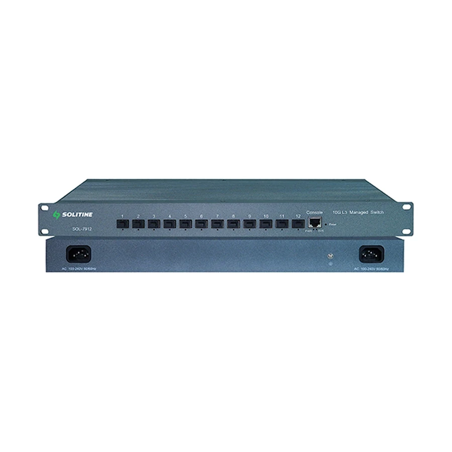 Solitine SOL-7912 12-Port (12-Port 10G SFP+) L3 Managed Switch