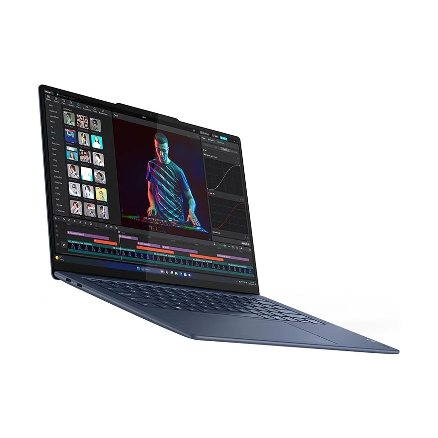Lenovo Yoga Slim 7i 14Q8X9 Qualcomm Snapdragon X Elite X1E-78-100 32GB RAM 1TB SSD 14.5 Inch 3K OLED Touch Display Cosmic Blue Laptop