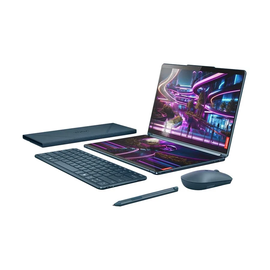 Lenovo Yoga Book 9i 13IMU9 Intel Core Ultra 7 155U 16GB RAM, 1TB SSD 13.3 Inch 2.8K OLED WQHD Touch Display Tidal Teal Laptop