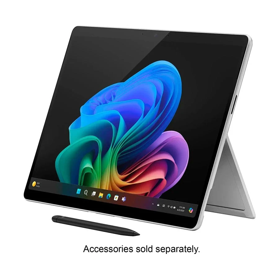 Microsoft Surface Pro Copilot+ PC 11th Edition Snapdragon X Plus 16GB RAM, 512GB SSD AI Optimized Platinum 2-in-1 Detachable Laptop (Type Cover is sold separately)